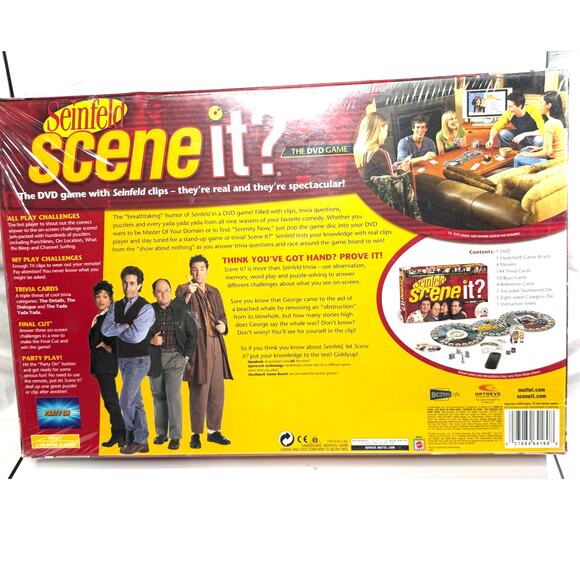 NIB 2008 Mattel SEINFELD SceneIt? - The DVD Game SEALED - Picture 4 of 5